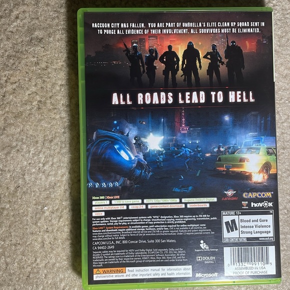 XBOX 360 Resident Evil LOT, Resident Evil, Operation Raccoon City, Revelations - Picture 3 of 15